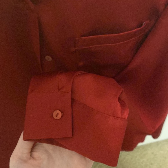 Red button blouse XS - Picture 4 of 8
